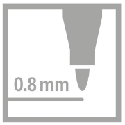 Image de Marqueurs Stabilo Point Max, pochette de 12