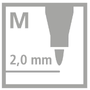 Image de Marqueurs Stabilo Power, pochette de 12