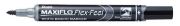 Image de Marqueurs Pentel Maxiflo 'Flex-Feel' pour tableau blanc - Noir