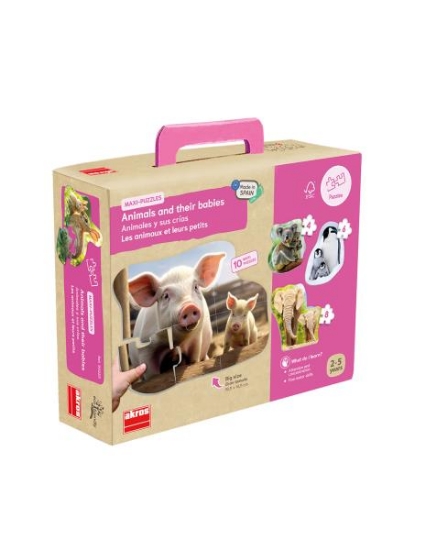 Image de Maxi-puzzles - Les animaux et leurs petits