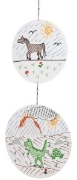 Image de Mobiles cercles en carton, par 60
