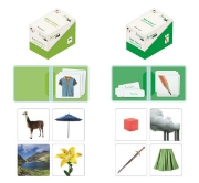 Image de Montessori - Coffrets mots à écrire et mots à lire - Série verte