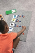 Image de Montessori - Lettres mobiles cursives en bois