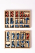 Image de Montessori - Lettres mobiles cursives en bois