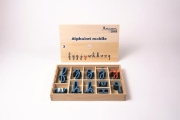 Image de Montessori - Lettres mobiles cursives en bois