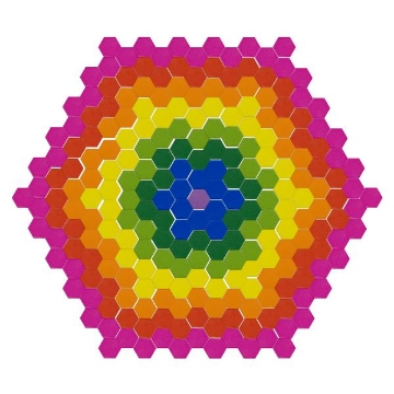 Agrandir l'image de Mosaïques hexagones Image de Mosaïques hexagones