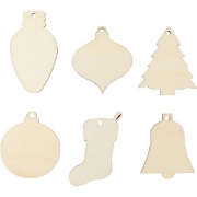Image de Objets décoratifs de Noël, boîte de 90