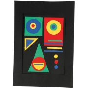 Image de Cadres passe-partout rectangulaires noirs, les 75