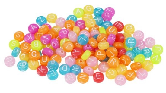 Image de Perles alphabet, les 1200