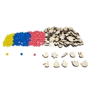 Image de Perles en bois - Pâques