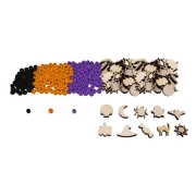 Image de Perles en bois - Halloween