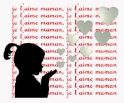 Image de Petits miroirs autocollants coeurs, les 80