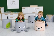 Image de Pouf à motifs - flora