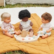 Image de Poupée fille africaine avec cheveux, 38 cm