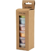 Image de Pâtes à modeler à paillettes couleurs pastels, les 6