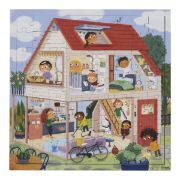 Image de Puzzle en bois "la maison", 81 pièces