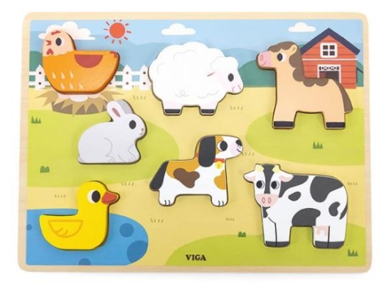 Image de Puzzle - Les animaux de la ferme
