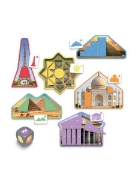 Image de Reconnais et complète les formes géométriques dans l'architecture
