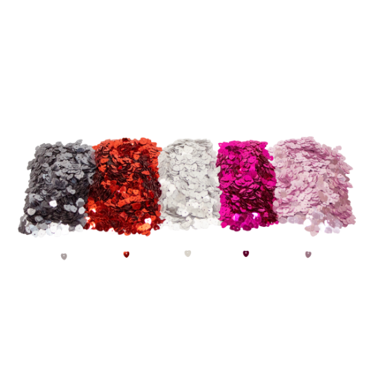 Image de Sequins plats - cœurs