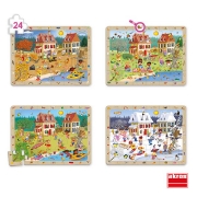 Image de Set de 4 puzzles d’observation les 4 saisons