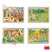 Image de Set de 4 puzzles d’observation contes classiques