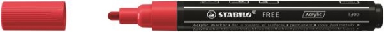 Image de Stabilo free acrylic T300, Rouge