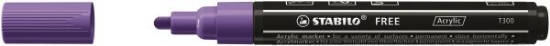 Image de Stabilo free acrylic T300, Violet