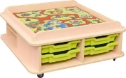 Image de Table carrée pour tapis - basse