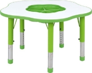 Image de Table Pino avec organiseur, Hauteur réglable, Taille 0-3, vert