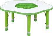 Image de Table Pino avec organiseur, Hauteur réglable, Taille 0-3, vert
