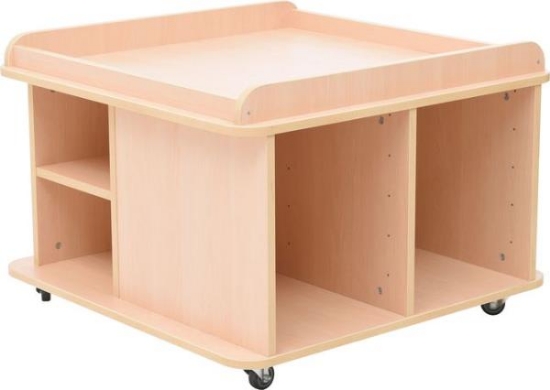 Image de Table de jeu mobile carrée, modèle haut