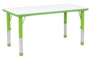 Image de Table rectangulaire Pino, Hauteur réglable, Taille 0-3, vert