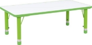 Image de Table rectangulaire Pino, Hauteur réglable, Taille 0-3, vert