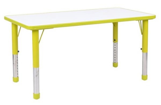 Image de Table rectangulaire Pino, Hauteur réglable, Taille 0-3, olive