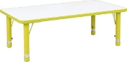 Image de Table rectangulaire Pino, Hauteur réglable, Taille 0-3, olive