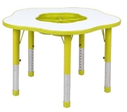 Image de Table Pino avec organiseur, Hauteur réglable, Taille 0-3, olive