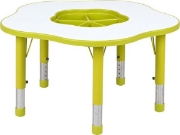 Image de Table Pino avec organiseur, Hauteur réglable, Taille 0-3, olive
