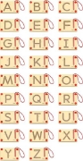 Image de Tableau magnétique, Lettres majuscules