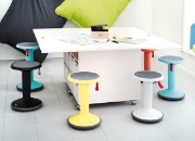 Image de Tabouret Uppsala rouge