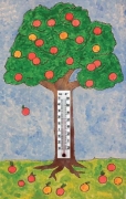 Image de Thermomètre à coller 5 cm, les 10