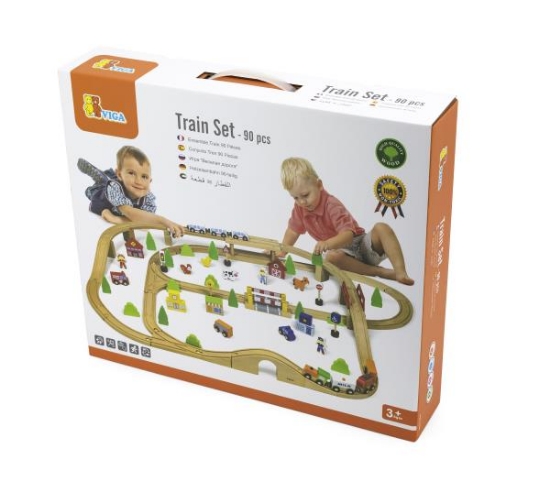 Image de Circuit de train en bois