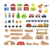 Image de Circuit de train en bois