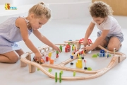 Image de Circuit de train en bois