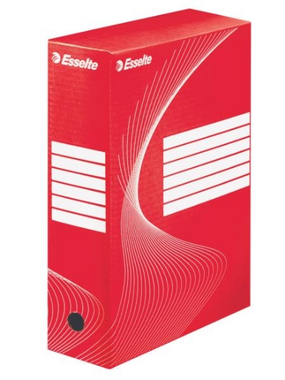 Image de Boite à archives rouge