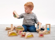Image de Géoblocs sensoriels, ensemble de 16