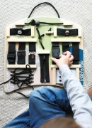 Image de Tableau de verrouillage à enfiler et à cliqueter