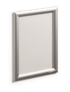 Image de Vitrine affiche A4 clipsable aluminium, Argent métallisé