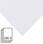 Image de Carton bristol blanc 160 gr, 100 feuilles