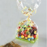 Image de Sachet cellophane motif Pâques, les 10