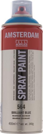Image de Peinture acrylique Talens Amsterdam bleu brillant en spray 400 ml